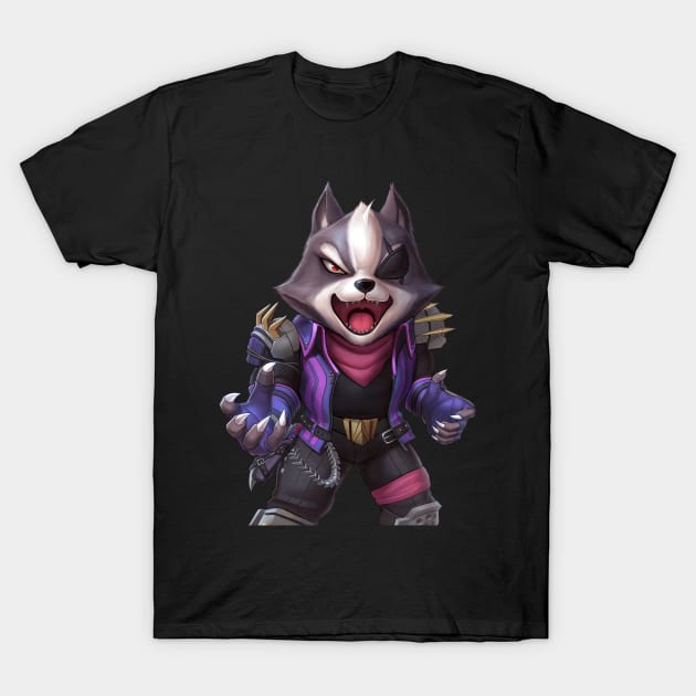 Wolf T-Shirt by hybridmink